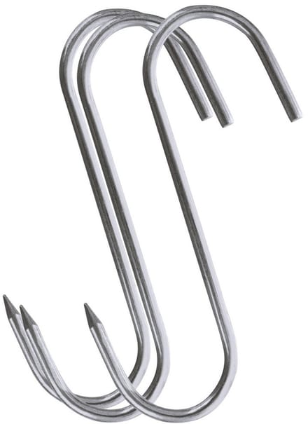Orion - RVS Woonhaakjes Set - 13,5x9 cm - 3 stuks - Vaatwasmachinebestendig