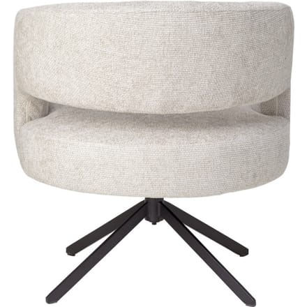 PTMD - Eetkamerstoel Baldr - Beige - 74.4x72x76cm