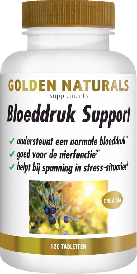 Golden Naturals Bloeddruk Support (120 veganistische tabletten)