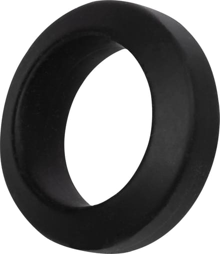 Rimba - Siliconen Cockring - Zwart Ø 32 mm