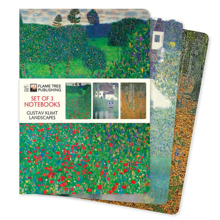 Standard Notebook Collection- Gustav Klimt: Landscapes Set of 3 Standard Notebooks