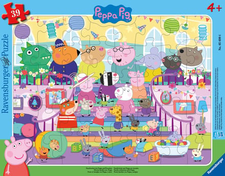 Ravensburger Peppa Pig puzzel speelgoed - Family party 39 stukjes.