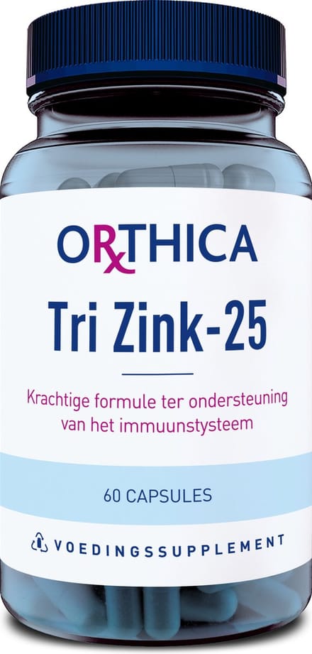 Orthica Tri Zink-25 - organisch gebonden zink - 60 vegacapsules