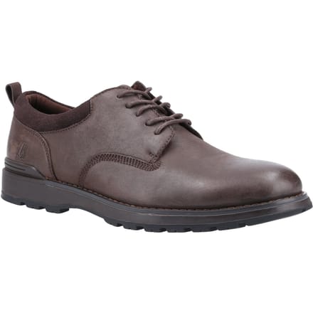 Hush Puppies Dylan leren herenschoenen (Bruin)