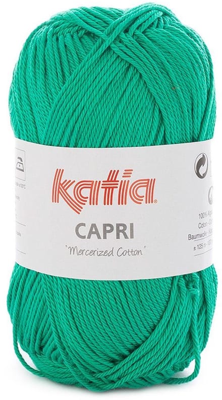Katia Capri - 82130 grasgroen - Katoen Garen
