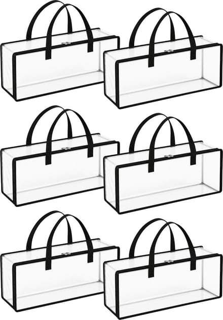 Purepeak CD Hoes Opbergmap Set 6 Stuks - DVD Hoesjes Case - Opslag voor 210 CD's - Auto Map - CD Tas