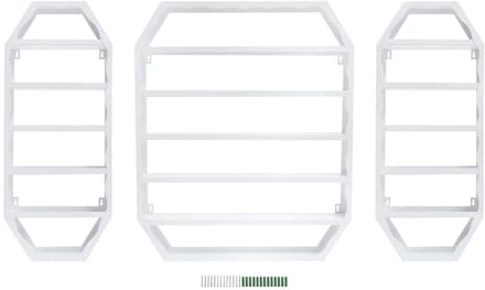 Nagellak rek - Nagellak organizer - Wandrek - Wit