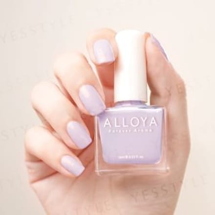 ALLOYA - Water-Based Natural Nail Polish Environmental Friendly 126 Pure Purple Memory 10ml