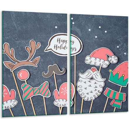 TMK ArtDeko Serie - Snijplank - Glas - 2x 30x52 cm - Voor Inductie