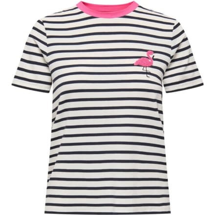 Regular fit T-shirt van viscosemix model 'HEART LIFE'
