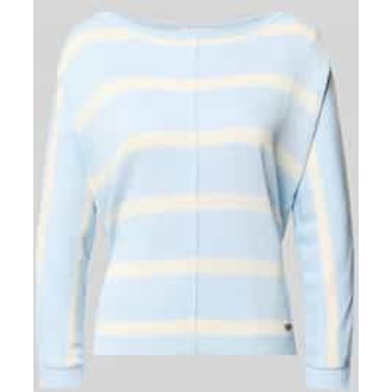 Boxy fit gebreide pullover van viscosemix model 'ALBERTA'