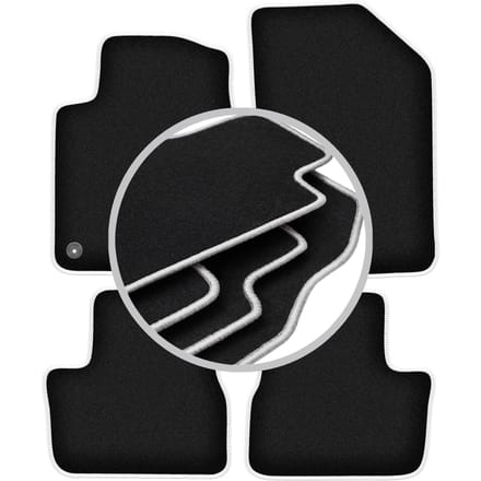 CARLUX-SILVER automatten voor: Peugeot 2008 I crossover (2013-2019)