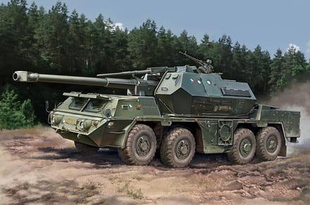 HobbyBoss Modelbouwpakket Militaire voertuigen - 82941 152mm ShkH DANA vz.77 Plastic - 1:72 - Modelbouw