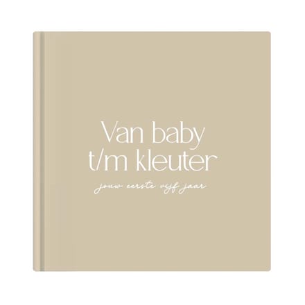 Writemoments Van baby t/m kleuter - Opgroeiboek 0-5 jaar - Hardcover