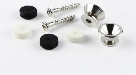 Fender 63267049 Nikkel Strap Buttons - Set van 2