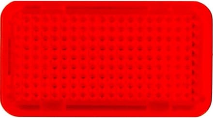 Toetssymbool Rood - Drukknop Symbool - Schakelaar Bedienen - Inbouw Model - Standaard Formaat - Rood