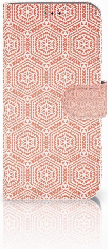 Samsung Galaxy A40 Telefoon Hoesje Pattern Orange