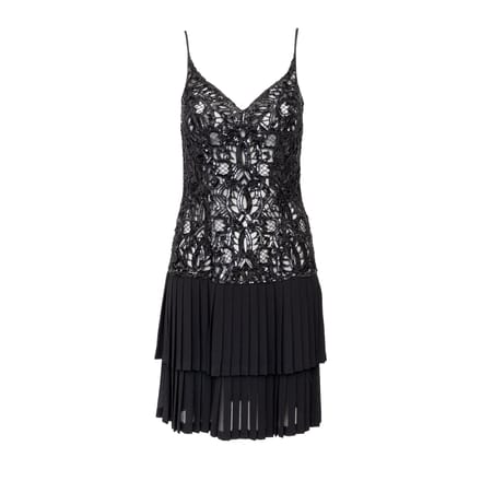 Valentino Night jurk met kralen - jaren '90