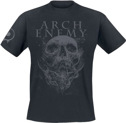 Arch Enemy Demon Skull Heren T-shirt - zwart - 4XL