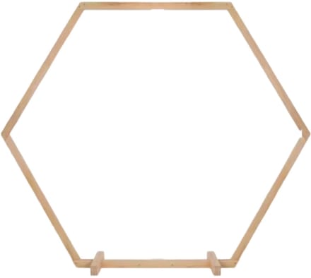 Zeshoekige rozenboog - Voor Bruiloften, ceremonies en feestdecoratie - Decoratie - Backdrop frame - Versiering accessoires - 230cm
