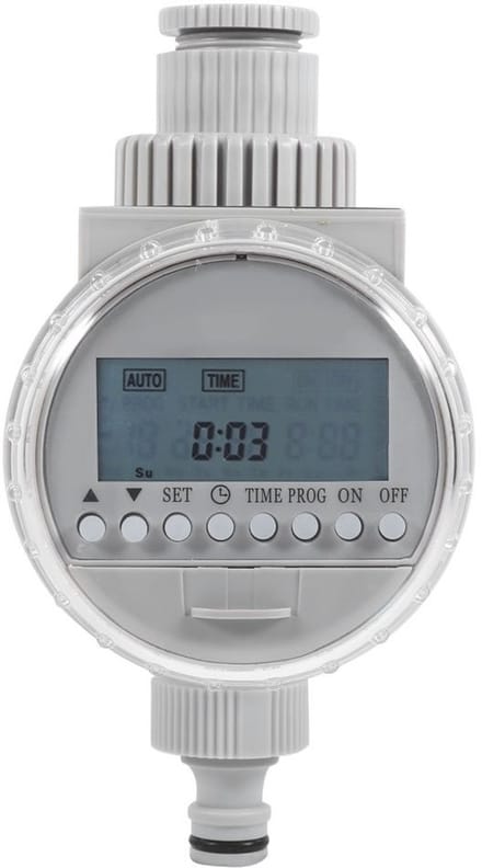 Zerodis Automatische Irrigatieklok - Zonne-energie Timer voor Tuin met LCD Display