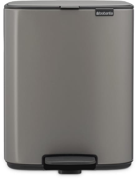 Brabantia Bo Pedaalemmer - 12 liter - Platinum