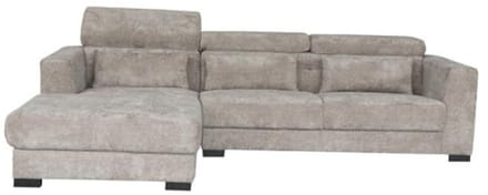 Tower Living Brighton Chaise L + 3-AR - fabric XS85 17 Taupe
