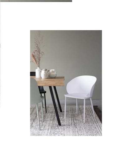 ANLI STYLE CHAIR GIGI ALL WHITE