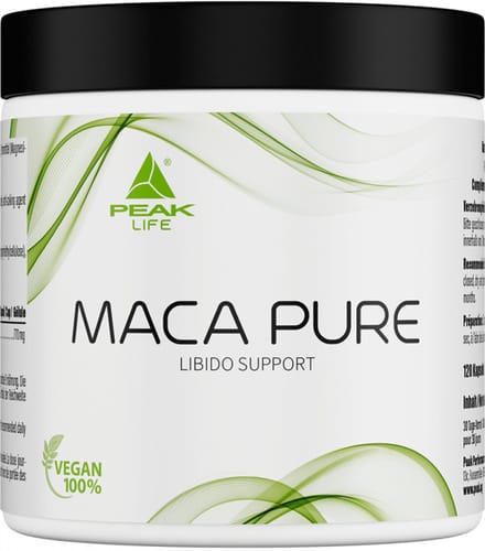 Peak Maca Pure (120 Caps) Unflavoured - Testosteron Booster - Maca