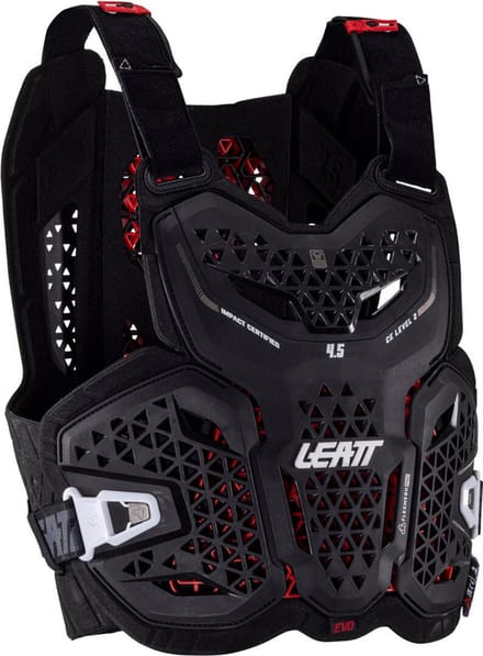 Leatt 4.5 Evo Zwarte Borstbeschermer -