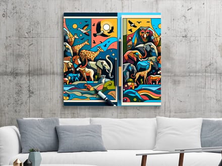 Kunstprint | Wanddecoratie | Canvas | 60 × 60 cm