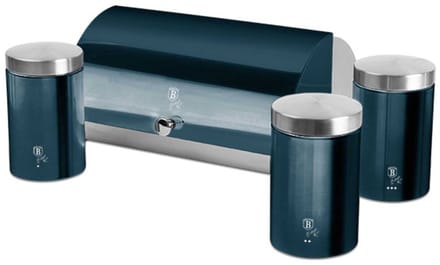 Berlinger Haus 6734 - Broodtrommel met opslagblikken - Aquamarina Edition