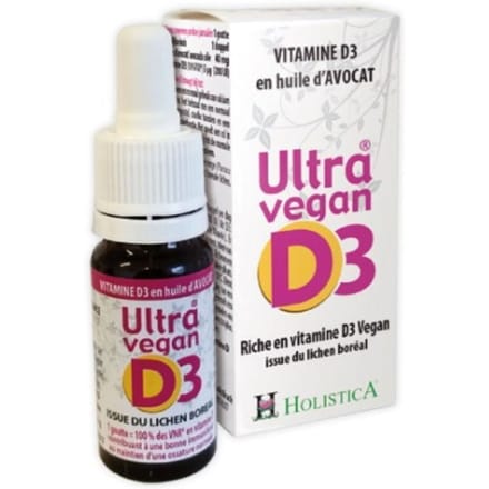 Ultra Vegan D3 Gutt 8ml Holistica