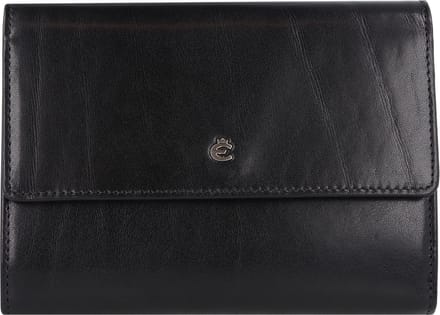 Esquire Toscana Portemonnee RFID-bescherming Leer 14 cm - Dames - Horizontaal - schwarz