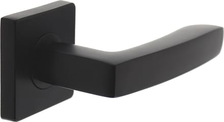 Intersteel Deurkruk Minos op vierkant rozet mat zwart