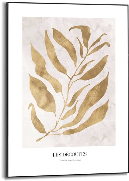 Schilderij Gouden Stek - 70 x 50 - Hout - REINDERS