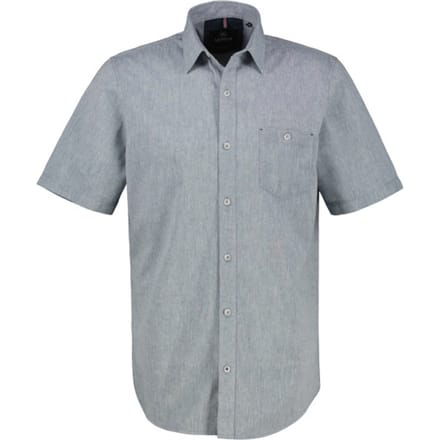 Lerros - Korte Mouw Overhemd - Mannen - M - 443 CRISPY BLUE - Katoen - 2542008