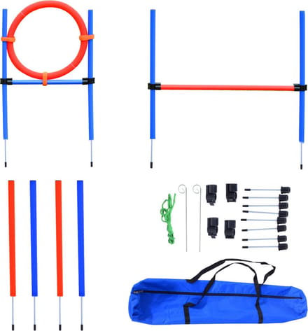 Honden train set - Honden training - Rood/Blauw
