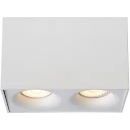 Lucide Plafondspot Bentoo-led - Wit - Led Dimbaar - Gu10 2x5w 3000k