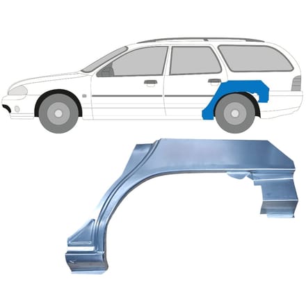 Reparatiepaneel achterspatbord voor Ford Mondeo 1993-2000 / Links / COMBI