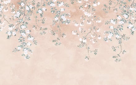 Fotobehang - Hanging Hanami 400x250cm - Vliesbehang