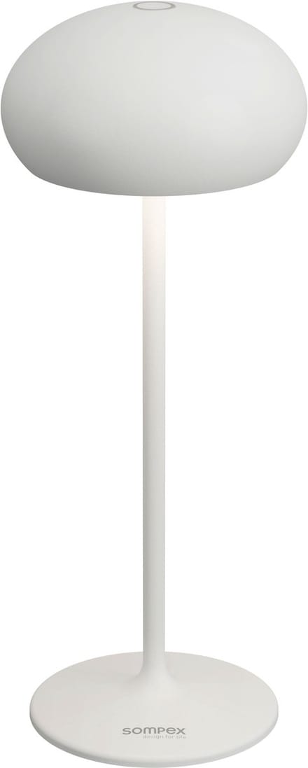 Sompex tafellamp | PEBBLE | Wit | Oplaadbaar | Accu
