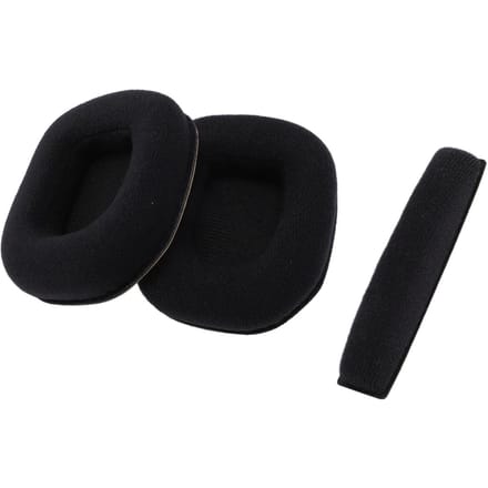Vervangende oorkussens voor Astro A50 A40 gaming headset traagschuim spons katoen hoofdtelefoon oorkussens kussens met black