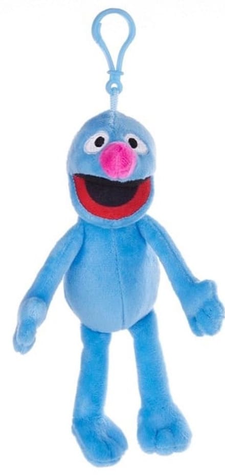 Sesamstraat - Grover Bagclip - Pluche - Sesame Street