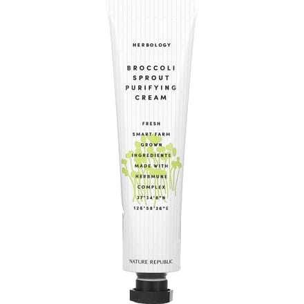 Herbology, Broccoli Sprout Zuiverende Crème, 70 ml(2.36 fl oz) white