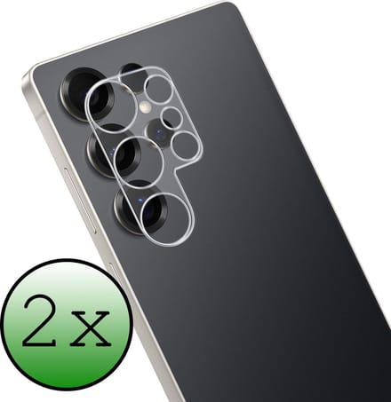 Camera Lens Protector - 2 Stuks Geschikt voor Samsung Galaxy S25 Ultra - Camera Screenprotector Beschermglas - Gehard Glas - Tempered Glass - Screen Protector