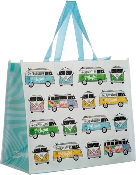 Volkswagen Kampeerbus VW T1 Summer Love Boodschappentas