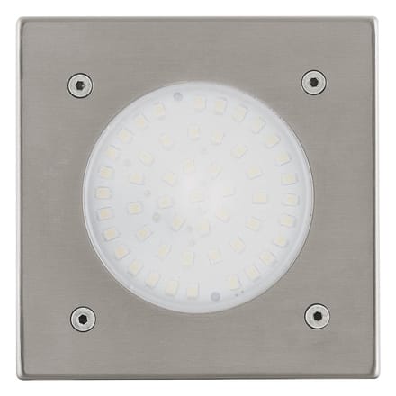 EGLO Lamedo - Buitenverlichting - Grondinbouwlamp - 1 Lichts - LED - RVS - Wit