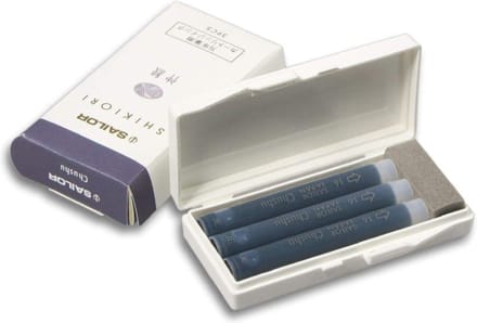 Sailor set van 3 Ink Cartridges Shikiori, Sansui Chushu - Paars