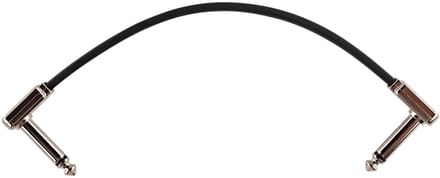 Ernie Ball 6226 Flat Ribbon Patchkabel Zwart 15cm - Per Stuk